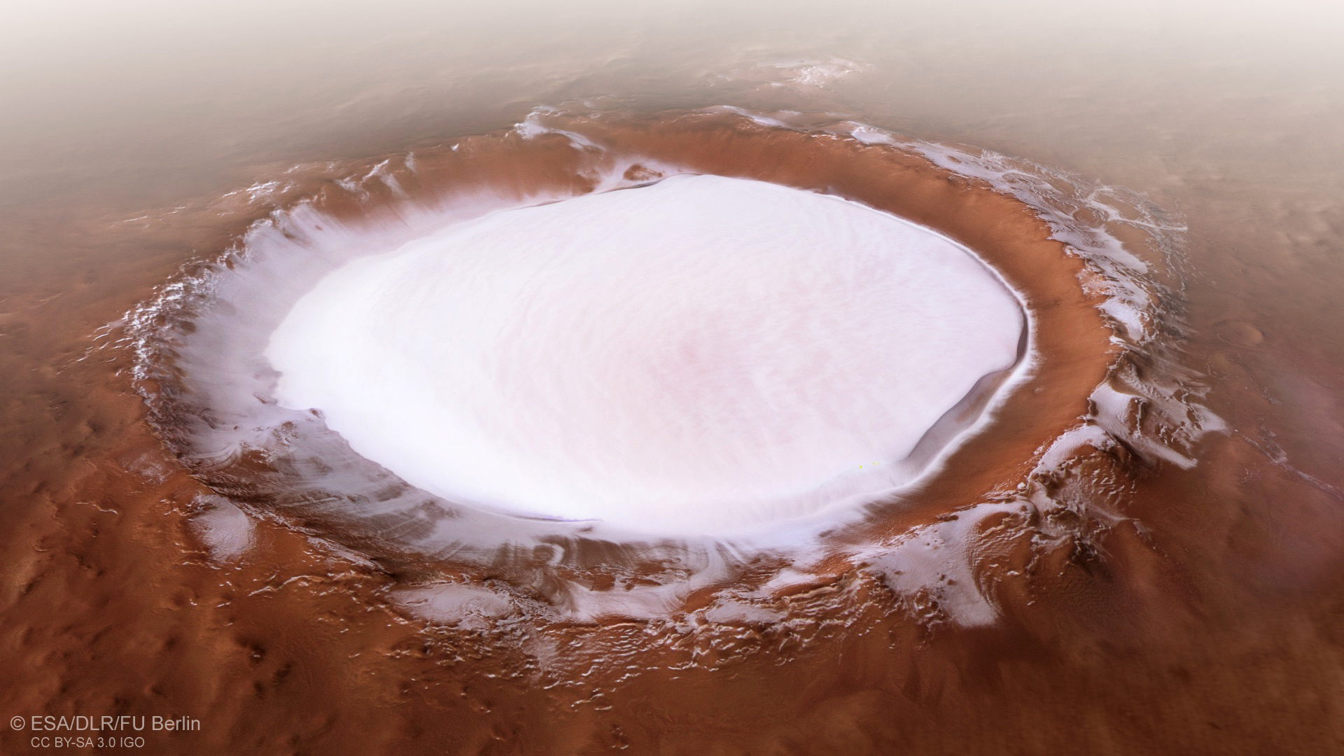 A Massive Amount of Water Ice Detected on Mars Near the Equator