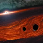 Two black holes merged to form a more massive one moving at 3 million mph