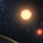 Astronomers discover a star so massive that its forming a tiny star around it rather than planets