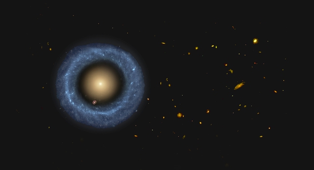 An odd galaxy ‘within a galaxy within a galaxy’ and only 0.1% of all known galaxies look like this