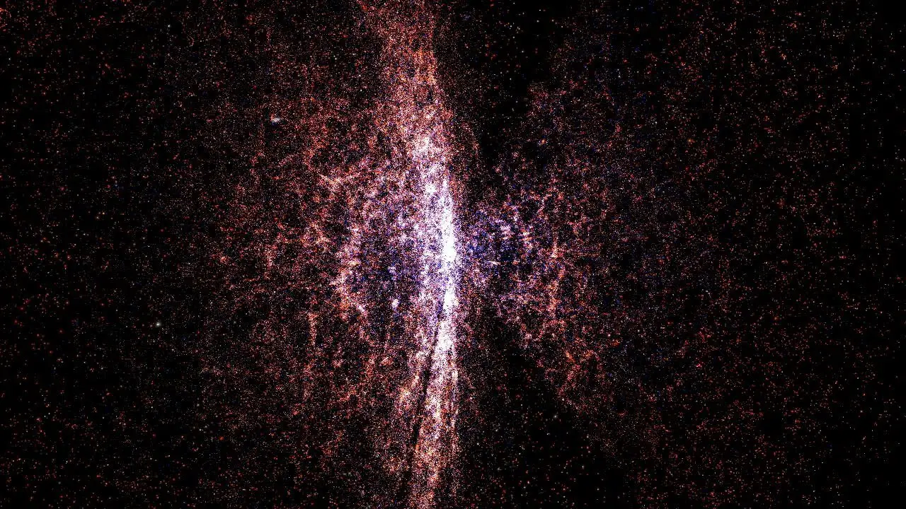 The Largest Structures in the Universe Started To Spin