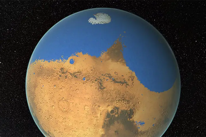 Mars was always too small to hold onto its oceans, rivers and lakes