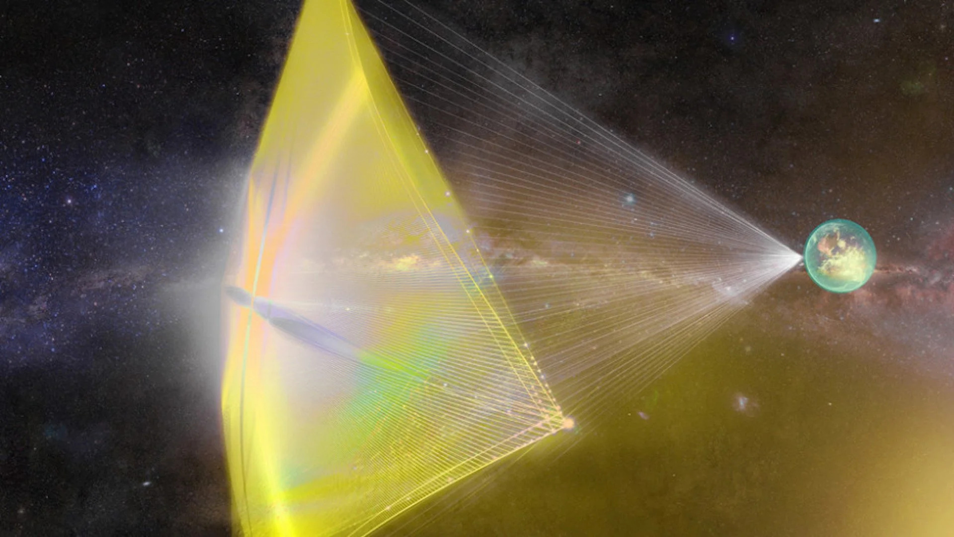 A laser-powered lightsail could reach Alpha Centauri in 20 years