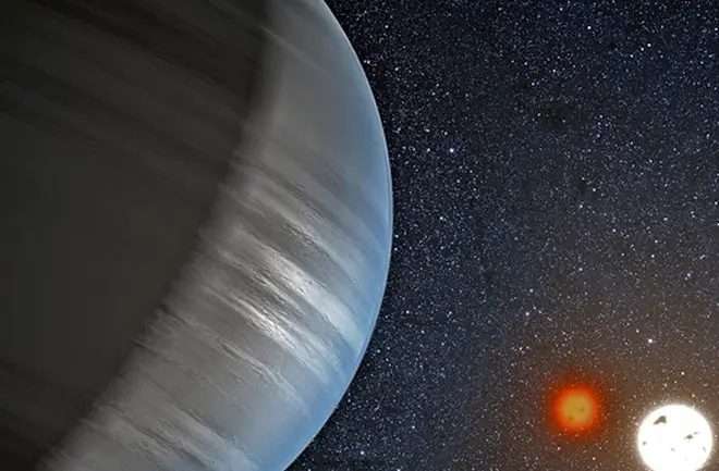 Astronomers find a giant exoplanet as light as styrofoam